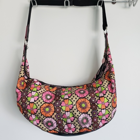 Le Sportsac Crossbody "The OC" Flower Bag - Picture 1 of 7